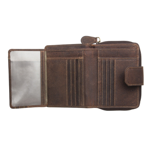 Бумажник Klondike Wendy, коричневый, 10x13,5 см, фото 4