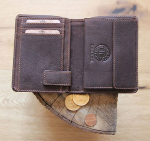 Бумажник Klondike Don, коричневый, 9,5x12 см, фото 13