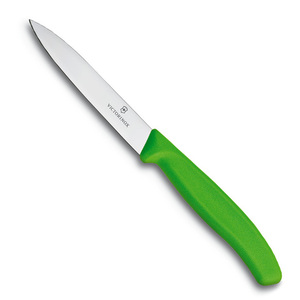 Нож Victorinox для очистки овощей, лезвие 10 см, зеленый, фото 1