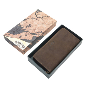 Бумажник Klondike Mary, коричневый, 19,5x10 см, фото 8