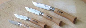 Нож Opinel №3, нержавеющая сталь, рукоять из бука, фото 3