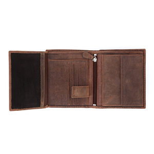 Бумажник Klondike Yukon, коричневый, 10х2х12,5 см, фото 4