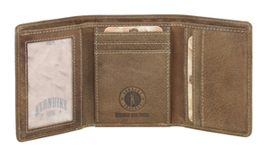 Бумажник Klondike Jane, коричневый, 11x8,5x1,5 см, фото 3
