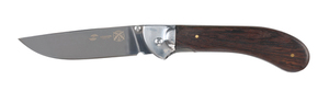 Нож Stinger, 105 мм, рукоять: сталь/дерево, серебр.-корич., картонная коробка, фото 1