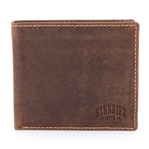 Бумажник Klondike Yukon, коричневый, 11х2х9,5 см, фото 1