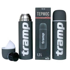 Термос Tramp Soft Touch 1,2 л (серый), фото 5