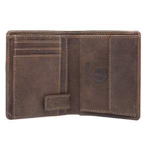 Бумажник Klondike Don, коричневый, 9,5x12 см, фото 3