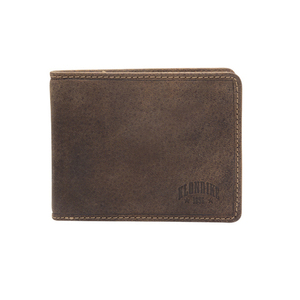 Бумажник Klondike Peter, коричневый, 12x9,5 см, фото 1