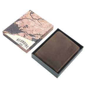 Бумажник Klondike Peter, коричневый, 12x9,5 см, фото 7