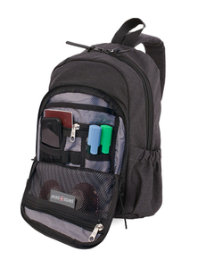 Рюкзак Swissgear 13'', с одним плечевым ремнем, cерый, 25х14х35 см, 12 л, фото 4
