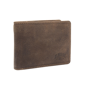 Бумажник Klondike Peter, коричневый, 12x9,5 см, фото 2