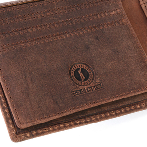 Бумажник Klondike Yukon, коричневый, 11х2х9,5 см, фото 6