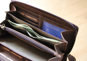 Бумажник Klondike Mary, коричневый, 19,5x10 см, фото 12