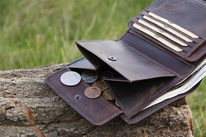 Бумажник Klondike Digger Cade, темно-коричневый, 12,5x10x2 см, фото 9