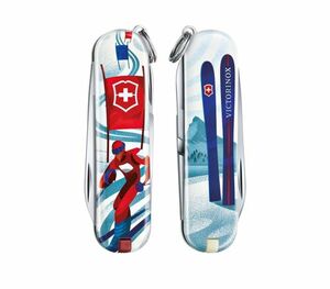 Нож-брелок Victorinox Classic LE 2020, 58 мм, 7 функций, "Ski Race"