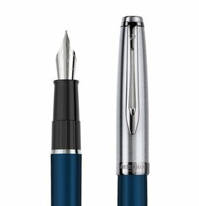 Waterman Embleme - Blue CT, ручка перьевая, F, фото 2