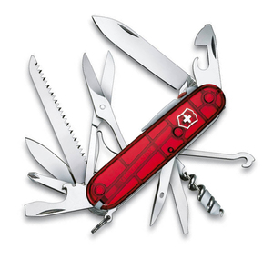 Нож Victorinox Huntsman Lite, 91 мм, 21 функция, полупрозрачный красный, фото 2