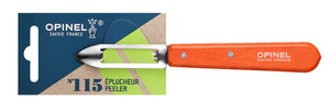 Нож для чистки овощей Opinel №115, деревянная рукоять, нержавеющая сталь, красный, блистер, 001931, фото 2