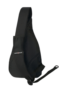 Рюкзак Swissgear с одним плечевым ремнем, черный/красный, 25x15x45 см, 7 л, фото 4