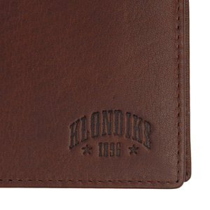 Бумажник Klondike Dawson, коричневый, 12х2х9,5 см, фото 3