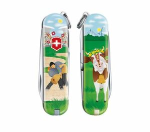 Нож-брелок Victorinox Classic LE 2020, 58 мм, 7 функций, "Swiss Wrestling"