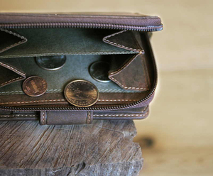 Бумажник Klondike Wendy, коричневый, 10x13,5 см, фото 12