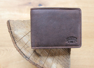 Бумажник Klondike Peter, коричневый, 12x9,5 см, фото 8