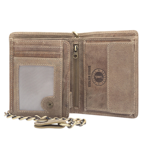 Бумажник Klondike Wayne Bear, коричневый, 10,5x12,5 см, фото 4