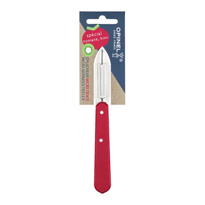Нож для чистки овощей Opinel, деревянная рукоять, блистер, нержавеющая сталь, красный 002047, фото 4
