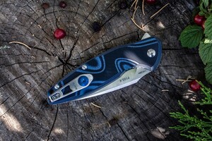Нож Ruike Fang P105 черно-синий, фото 7