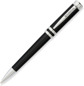 FranklinCovey Freemont - Black Chrome, шариковая ручка, M, BL, фото 1