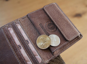 Бумажник Klondike Jamie, коричневый, 9x10,5 см, фото 10