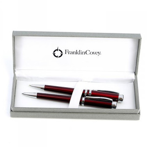 Набор подарочный FranklinCovey Freemont - Red Chrome, шариковая ручка + карандаш, M, фото 4
