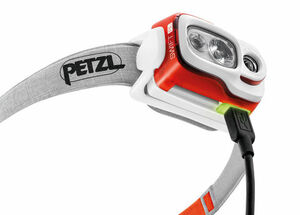 Фонарь светодиодный налобный Petzl Swift RL оранжевый, 900 лм, аккумулятор, фото 3