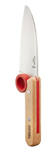 Нож шеф-повара Opinel+защита пальцев, деревянная рукоять, нержавеющая сталь, коробка, 001744, фото 3