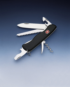 Нож Victorinox Forester, 111 мм, 12 функций, с фиксатором лезвия, черный, фото 2