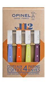 Набор ножей Opinel Set of 4 N°112 assorted sweet pop colours, нержавеющая сталь, (4 шт./уп.) 001381, фото 2