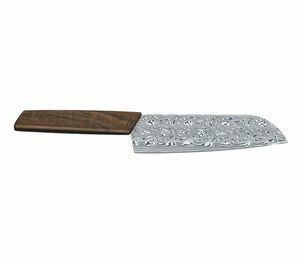 Нож Victorinox сантоку, лезвие 17 см прямое, коричневый (подар. упак.), фото 5