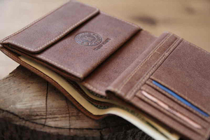 Бумажник Klondike Finn, коричневый, 10x11,5 см, фото 9