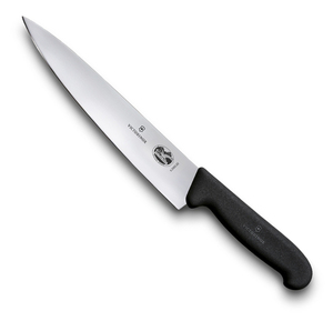 Нож Victorinox разделочный, лезвие 25 см, черный, фото 1