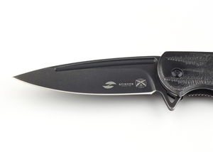 Нож Stinger, 82 мм, чёрный с медведем, фото 4