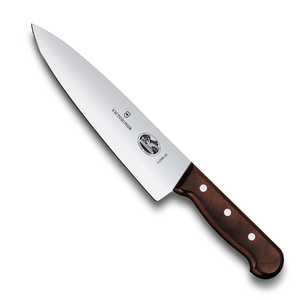 Нож Victorinox разделочный, лезвие 20 см, прямое, рукоять из палисандрового дерева, (подар. упак.), фото 1