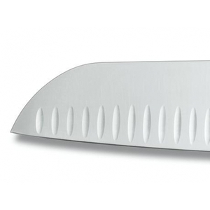 Нож Victorinox сантоку, лезвие 17 см рифленое, черный, в картонном блистере, фото 2