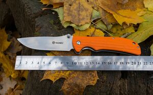 Нож Ganzo G723M оранжевый, фото 7