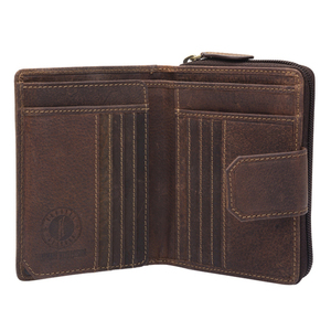 Бумажник Klondike Wendy, коричневый, 10x13,5 см, фото 3