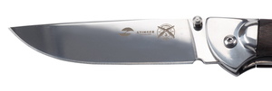 Нож Stinger, 105 мм, рукоять: сталь/дерево, серебр.-корич., картонная коробка, фото 4
