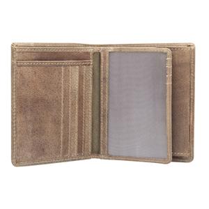 Бумажник Klondike Finn, коричневый, 10x11,5 см, фото 4