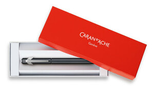 Carandache Office 849 Classic - Matte Black, перьевая ручка, F, подарочная коробка, фото 4