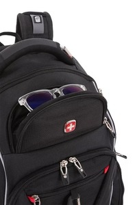 Рюкзак Swissgear Scansmart 15", чёрный/красный, 34x22x46 см, 34 л, фото 6