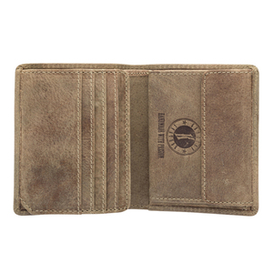 Бумажник Klondike Jamie, коричневый, 9x10,5 см, фото 3